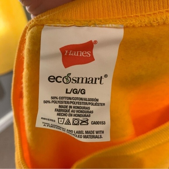 Vintage “Don’t Try Too Hard” Wicked Clothes Yellow Skull Sweatshirt - Large - Picture 6 of 6